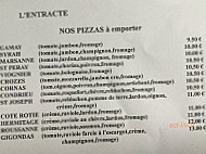 L'entracte menu