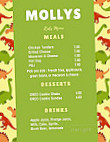 Molly Mason's menu