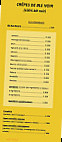 Crêperie Saint Yves menu