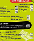 La Gloriette menu