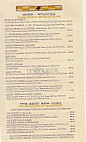 Metro Diner menu