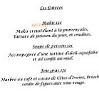 Les Jardins De Beausejour menu