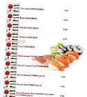 Sushi Sushi menu