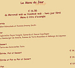 L'auberge Des Sens menu