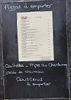 Restaurant Sabarot menu