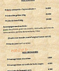 Le Farinaud menu