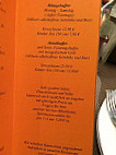 Oriental Gourmet menu