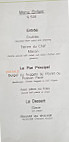 Le Lion Verd menu