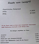 Weidener Grillstübchen menu