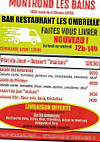 Les Ombrelles menu