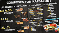 La Kapsule menu