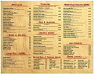 Nosh Cafe menu