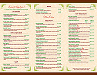 Curry Corner menu