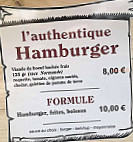 Le Vénissia menu