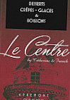 Le Centre menu