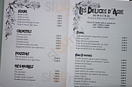 Delices D'asie menu