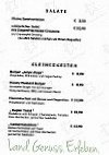 Landhaus Wiedemann menu