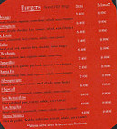 Oscar Road menu