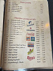 Albachiara menu