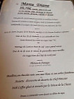 Le Relais D'artemis Sarl Pacorele menu