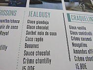 Raugi Glacier Pizzeria menu