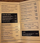 Food Factory menu