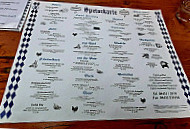 Restaurant Central menu