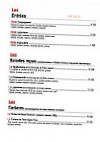 Le Douze menu