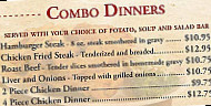 Klub 81 Grille menu