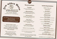 Zum Wilden Mann menu