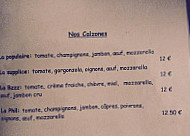 Carta Di Mare Luisana menu