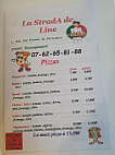 La Strada De Line menu