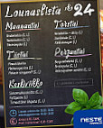 Neste Truck menu