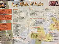 Le Wok d'Asie menu