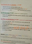 L'entrechoc menu