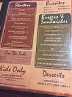 Old Road menu