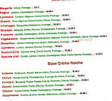 Le Moulin Vert menu