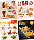 Burger King menu