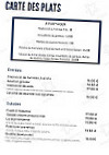 Torremare menu