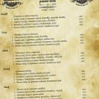 Pivovarský šenk Šeříková menu