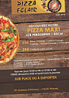 Pizza éclair menu