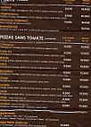 Pizza éclair menu