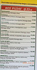 Pat A Pizza menu