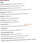 Mercadante menu