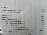 Estaminet La Charrue menu