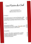 Central Hotel menu