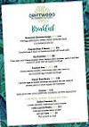 The Driftwood Bistro menu