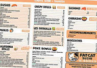 Fat Cat Sushi menu