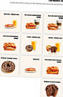 Burger King menu