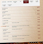 Le Passage menu